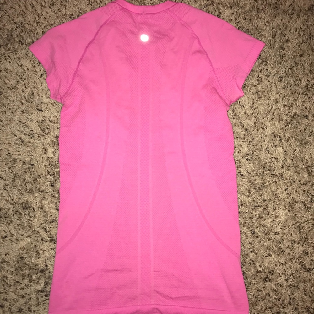 Lululemon run swiftly short sleeve shirt pink 4